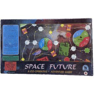 Space Future Board Game Family Pastimes Co-Operative Adventure 1997 Vintage